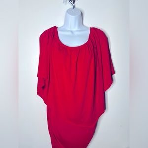 Layered Dress with scoop neck design